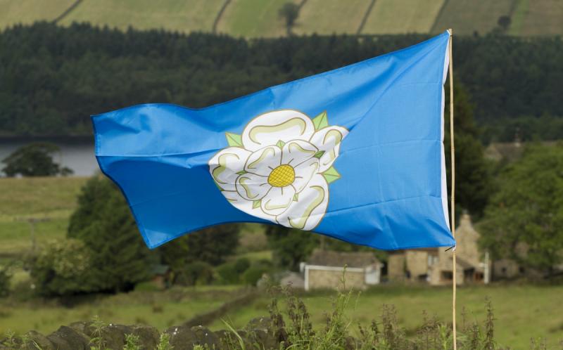 The Yorkshire flag - photo by Adam Wyles